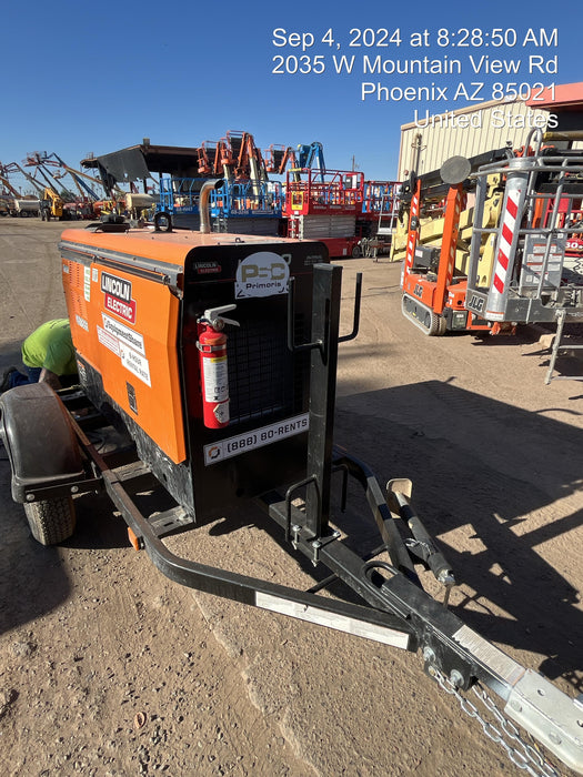 2023 Lincoln Electric LE400 Kubota V1505, Trlr, Cable Rack, Light Kit, ES Decals, T3