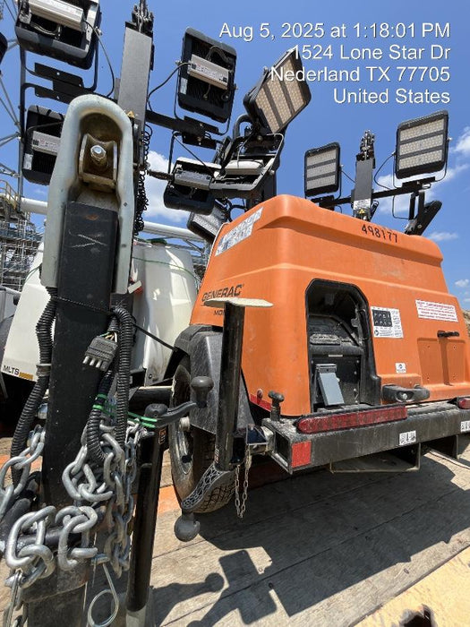 2025 Generac MLTS-4 Diesel, Mitsubishi L2E, 7.1 hp @1800 rpm, Flex Switch 120V Input, Powerzone Controller, (4) 320W LED Lights, 4kW Generator, 39.9 Gal Fuel Tank, 2" Ball