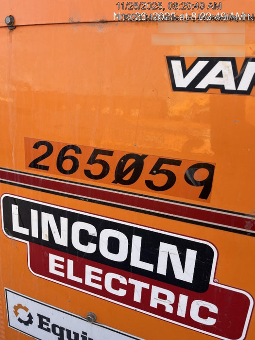 2022 Lincoln Electric Vantage 549X Crosslink Technology, Trailer Mounted, ES Decals, T3