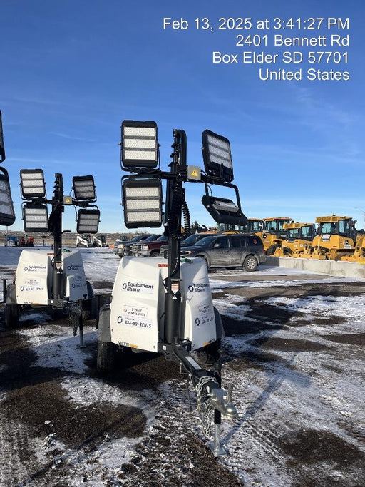 2024 Generac MLT2 Diesel, Flex Switch 120V Input, Powerzone Controller, 
(4) 320W LED Lights, 4kW Generator, 39.9 Gal Fuel Tank, 2" Ball, T3