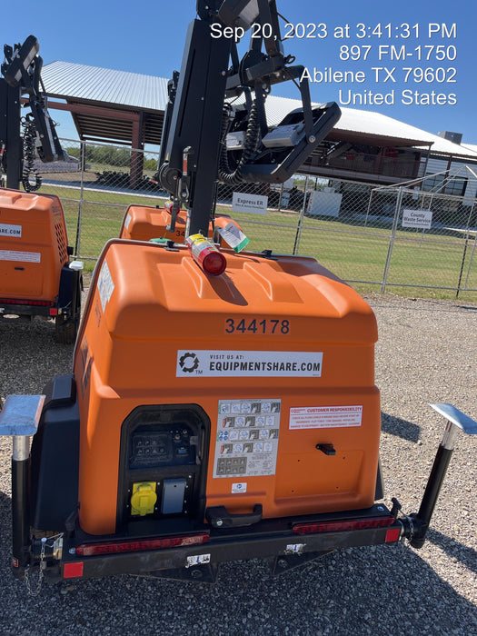 2023 Generac MLT2 Diesel, Flex Switch 120V Input, Powerzone Controller, (4) 320W LED Lights, 4kW Generator, 39.9 Gal Fuel Tank, 2" Ball, T3