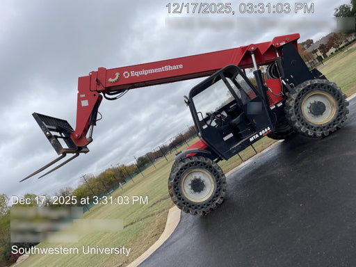 2019 Manitou MTA8044 74hp T4F, Open ROPS, Cab and Boom LED work lights, Auxiliary Hydraulics, Solid Tires, Amber strobe, Lift Hook 66" Carriage, 60" Forks