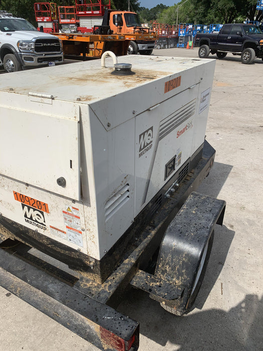 2020 Multiquip DLW400ESA4 400 amp Welder, 14kW, 120/240V, T4F Kubota, Trailer