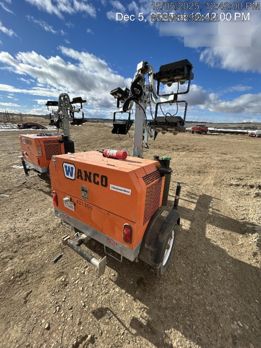 2024 Wanco WLTT-4MM4K Diesel, Deep Sea Controller, Shore Power Plug, Auto Start, (4) 350W LED Floodlights, 4kW Generator, 60 Gal Fuel Tank, 2" Ball, T3