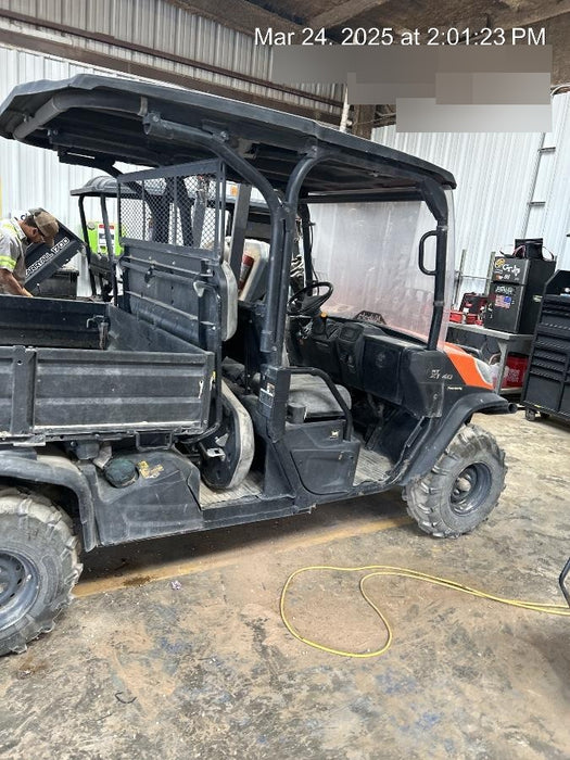 Kubota RTV-X1140W-H Canopy, 4-Seater, Diesel, Windshield Acrylic Clear, LED Strobe, Backup Alarm