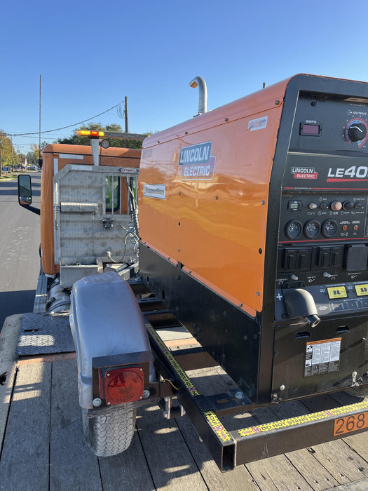 2022 Lincoln Electric LE400 Kubota V1505, Trlr, Cable Rack, Light Kit, ES Decals, T3