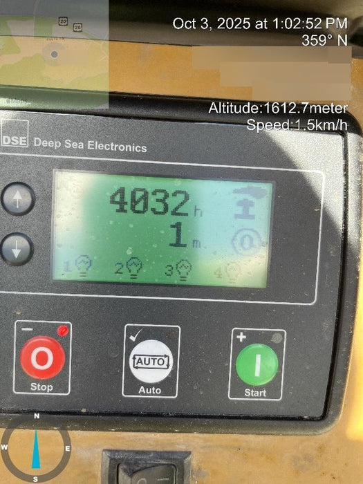 2022 Allmand NLV3GR (4) LED Light Fixture 350W, 23' Vertical Mast, 3kW Prime, Towable, ES Decals, T3