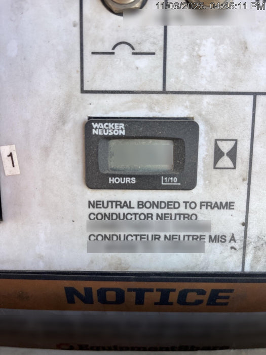 2019 Wacker Neuson LTV6L-MH Wacker Neuson LTV6L Mobile Light Tower w/Fuel Level Sensor Installed