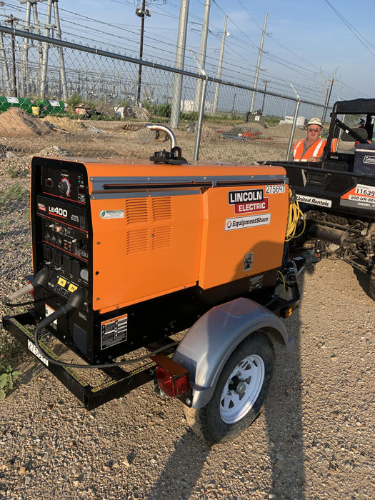 2022 Lincoln Electric LE400 Kubota V1505, Trlr, Cable Rack, Light Kit, ES Decals, T3