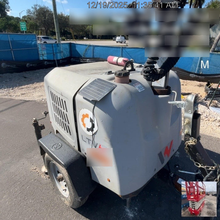 2019 Wacker Neuson LTV6L-MH Wacker Neuson LTV6L Mobile Light Tower w/Fuel Level Sensor Installed