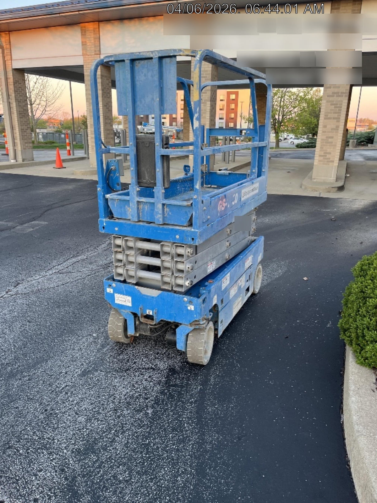 2020 Genie GS-1930 Solid Non Marking Tires, Beacon, Folding rails with half height swing gate