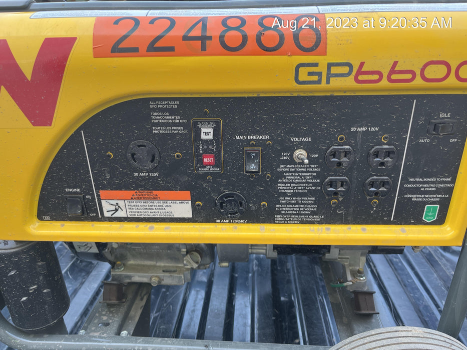 2022 WACKER NEUSON GP6600A