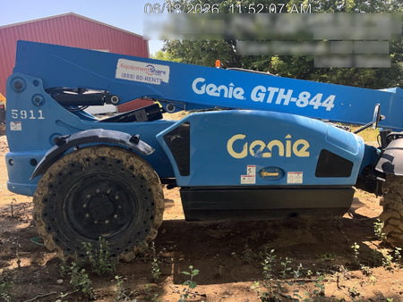 2017 Genie GTH-844 Genie GTH-844, Solid Tires, 60" carriage/forks, Open ROPS, Work Lights