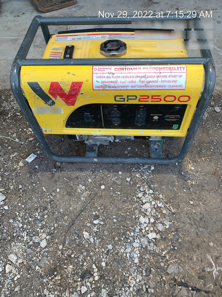 2019 WACKER NEUSON GP2500A