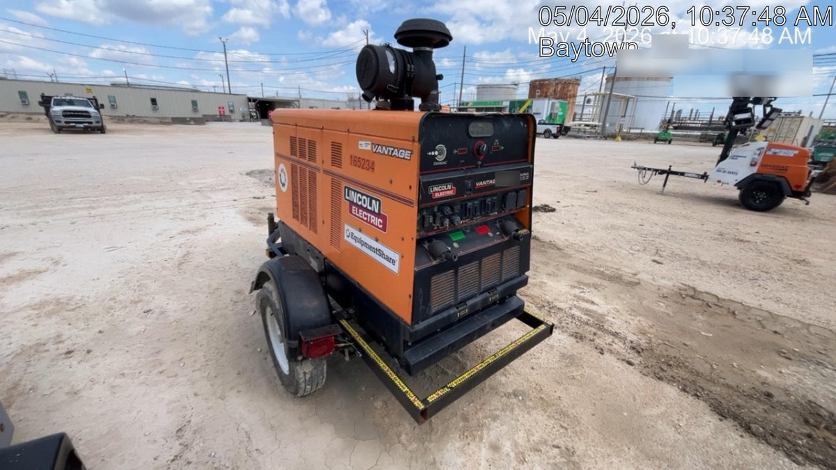 2021 Lincoln Electric Vantage 549X Ready Pak 3, ORANGE (includes trailer, cable rack, fender light kit)