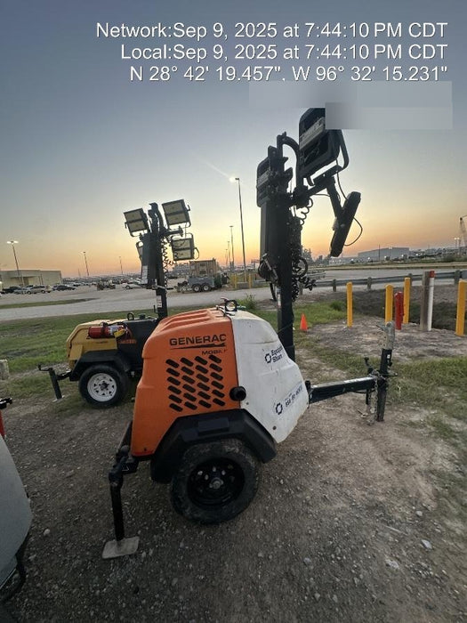 2024 Generac MLT2 Diesel, Flex Switch 120V Input, Powerzone Controller, 
(4) 320W LED Lights, 4kW Generator, 39.9 Gal Fuel Tank, 2" Ball, T3
