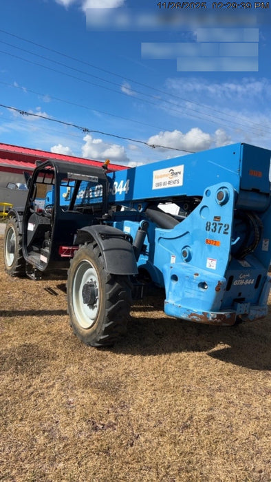 2018 Genie GTH-844 Genie GTH-844D w/Open ROPS, FF Tires, Work Light/Beacon, 60" Carriage and Forks