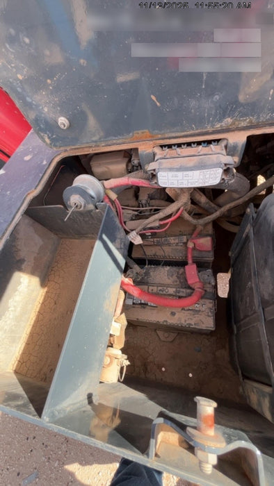 2018 Manitou MTA10055 Manitou MTA 10055 w/Open ROPS, Work Lights/Strobe, Aux Hyd, Solid Tires, Lift Hook, 66" Carriage, 60" Forks