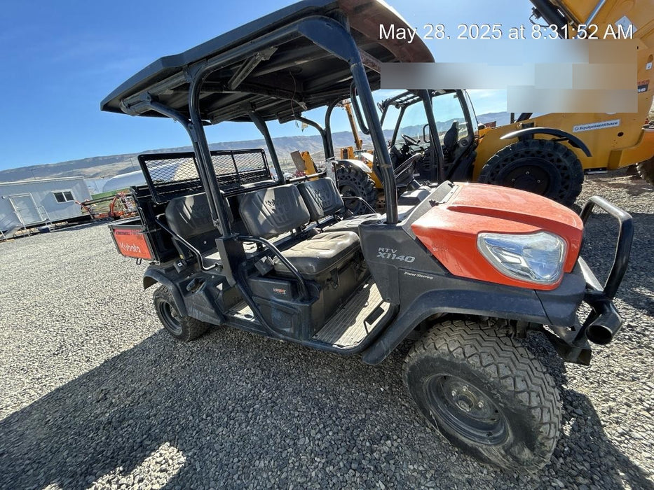 Kubota RTV-X1140W-H Plastic Canopy, Windshield Acrylic Clear, LED Strobe Light, Wire Harness Kit, Back up Alarm