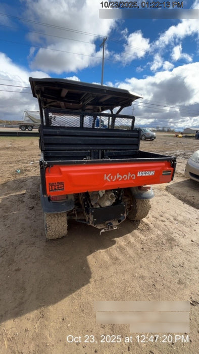 2021 Kubota RTV-X1140W-H Plastic Canopy, Windshield Acrylic Clear, LED Strobe Light, Wire Harness Kit, Back up Alarm