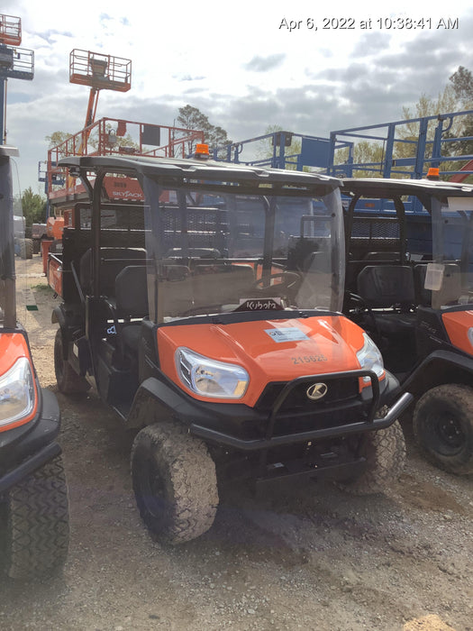 2022 Kubota RTV-X1140W-H Plastic Canopy, Windshield Acrylic Clear, LED Strobe Light, Wire Harness Kit, Back up Alarm