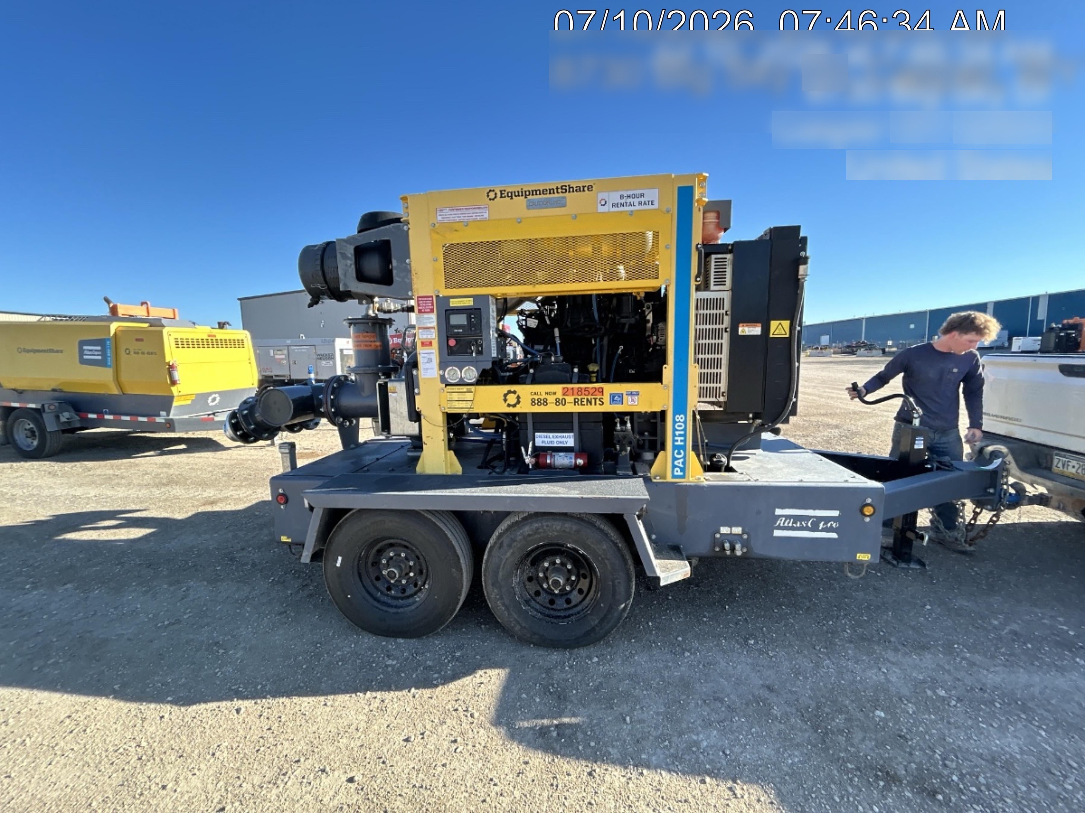 2022 ATLAS COPCO PAC H108 JD