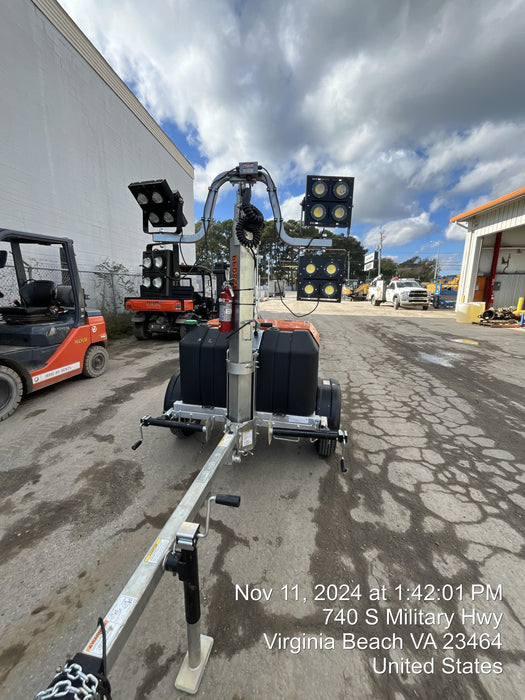 2024 Wanco WLTT-4MM4K Diesel, Deep Sea Controller, Shore Power Plug, Auto Start, (4) 350W LED Floodlights, 4kW Generator, 60 Gal Fuel Tank, 2" Ball, T3