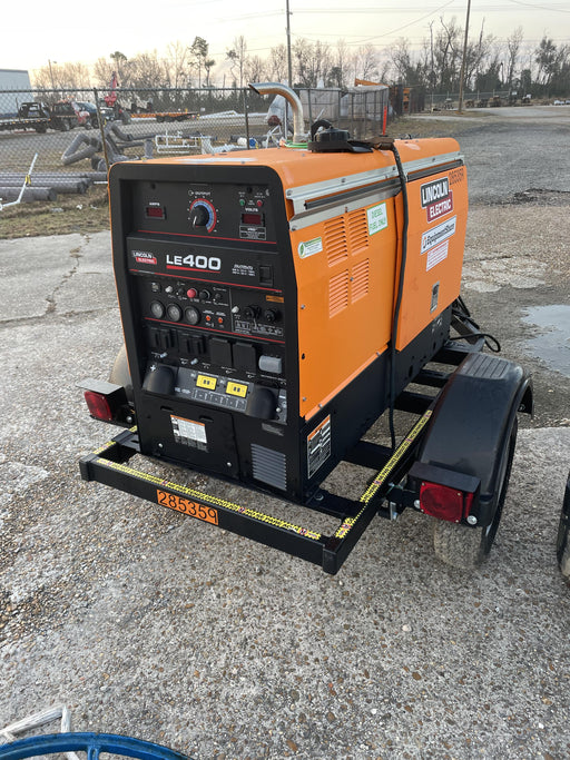 2022 Lincoln Electric LE400 Kubota V1505, Trlr, Cable Rack, Light Kit, ES Decals, T3