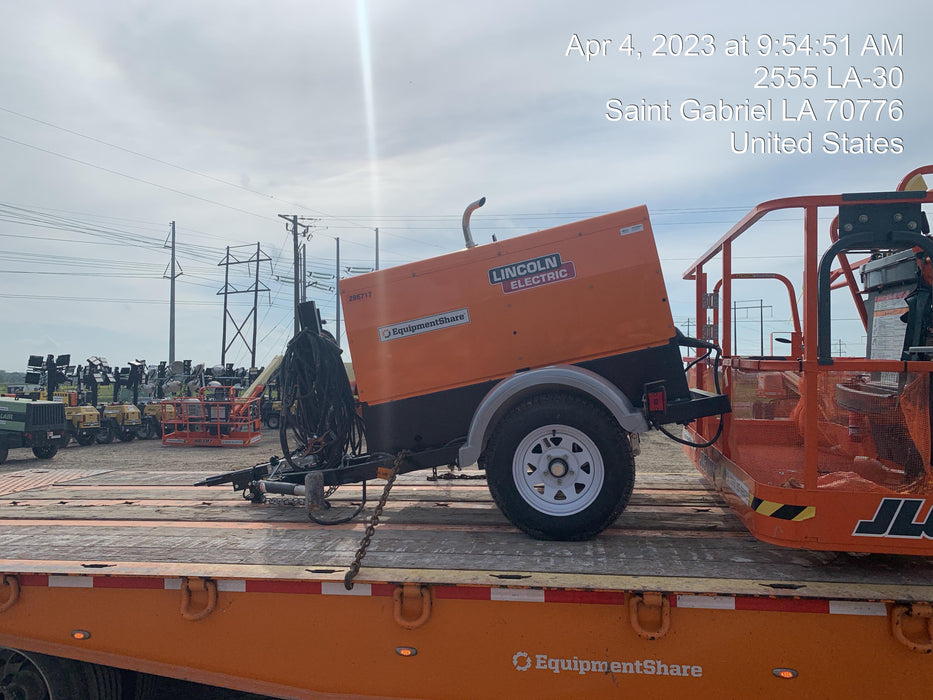 2022 Lincoln Electric LE400 Kubota V1505, Trlr, Cable Rack, Light Kit, ES Decals, T3