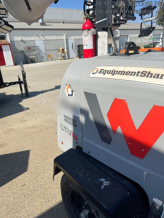 2019 Wacker Neuson LTV6L-MH Wacker Neuson LTV6L Mobile Light Tower w/Fuel Level Sensor Installed