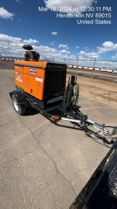 2021 Lincoln Electric Vantage 549X Ready Pak 3, ORANGE (includes trailer, cable rack, fender light kit)