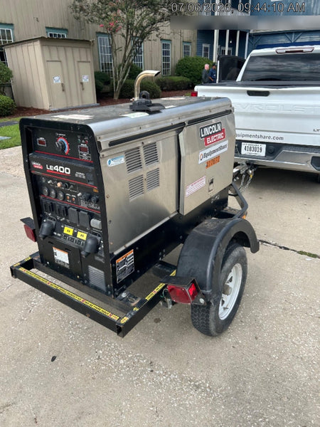 2024 Lincoln Electric LE400 Kubota V1505, Trlr, Cable Rack, Light Kit, ES Decals, T3