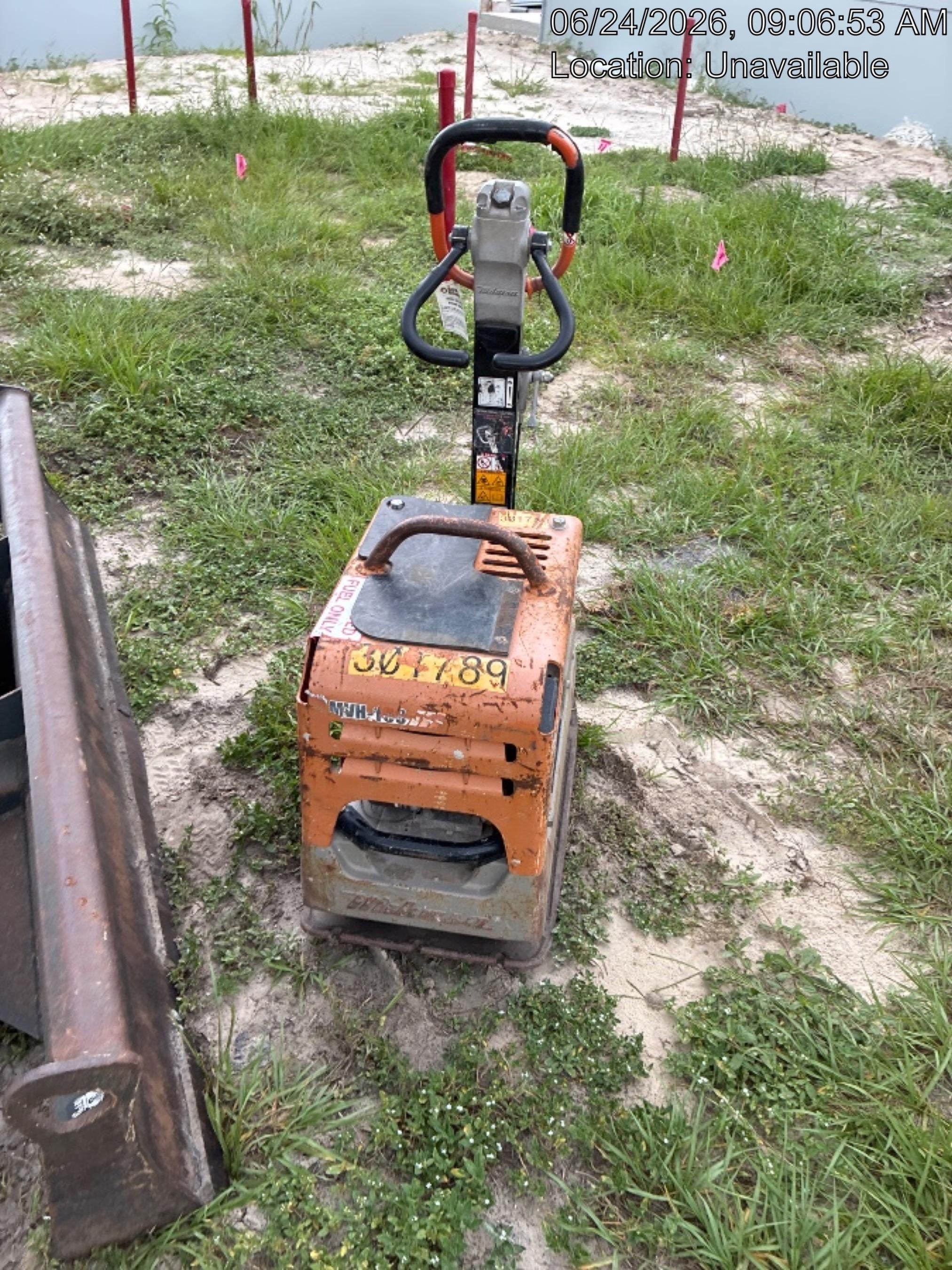 2023 Multiquip MVH158 Honda GX200, 17" Plate, Gas