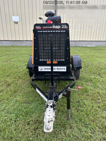 2021 Lincoln Electric Vantage 549X Ready Pak 3, ORANGE (includes trailer, cable rack, fender light kit)