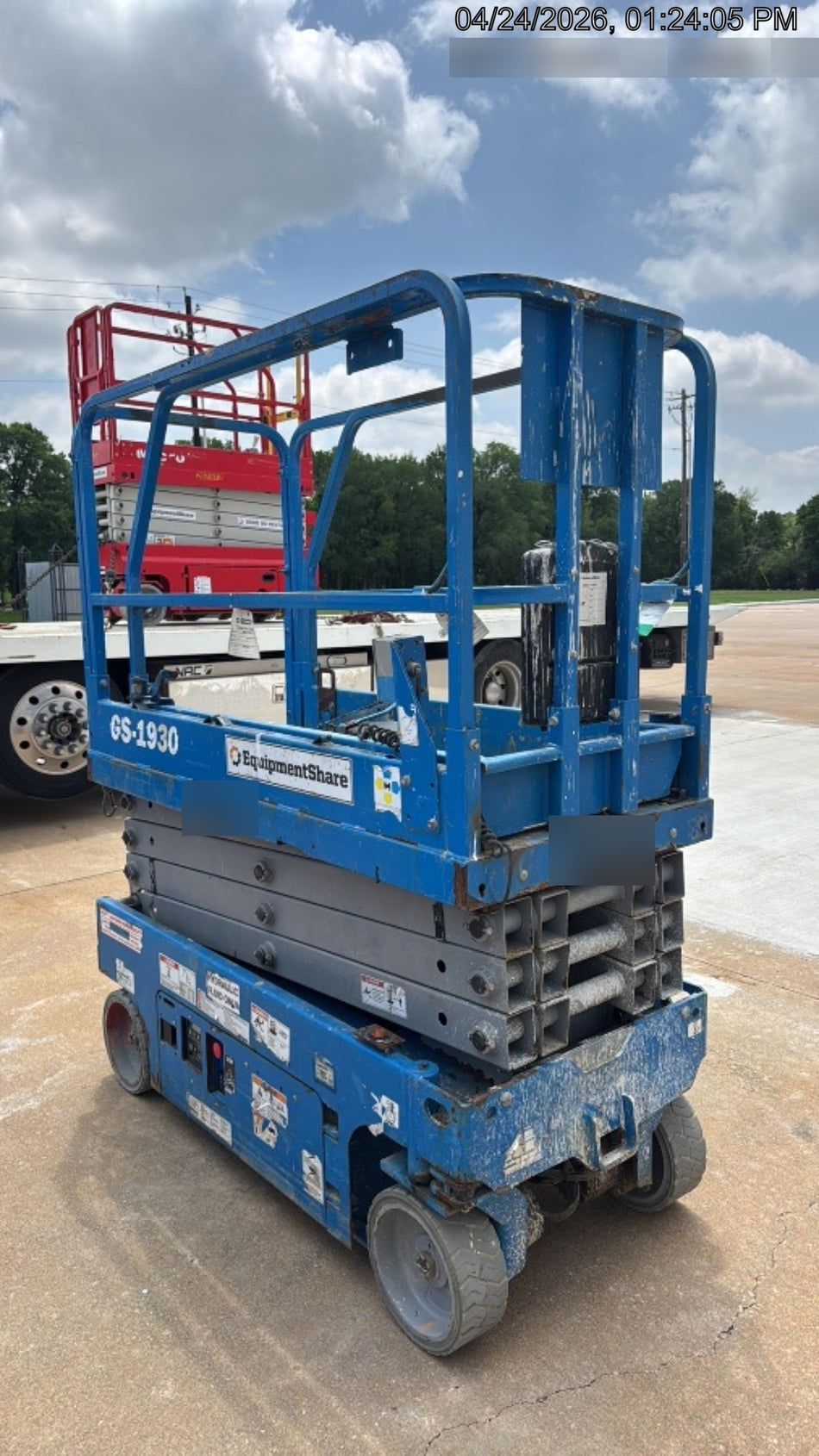 2019 Genie GS-1930 Fixed Rails with Chain Entry