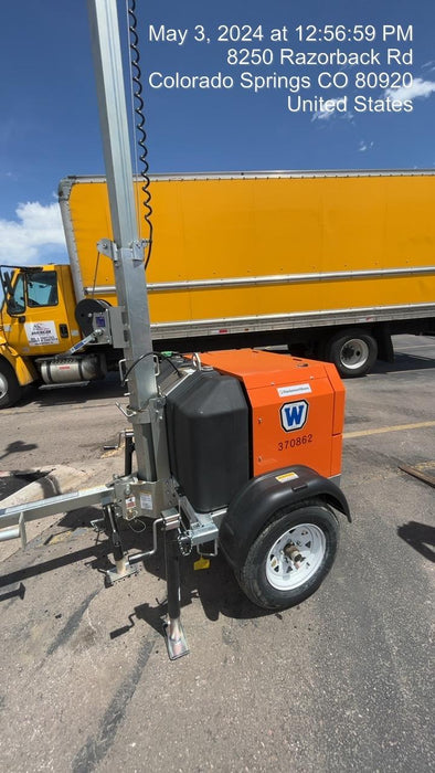 2023 Wanco WLTT-4MM4K Diesel, Deep Sea Controller, Shore Power Plug, Auto Start, (4) 350W LED Floodlights, 4kW Generator, 60 Gal Fuel Tank, 2" Ball, T3