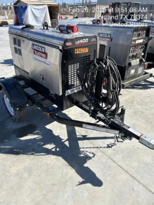 2025 Lincoln Electric LE400 Diesel, Kubota V1505, 22 HP, Trlr, Cable Rack, Light Kit, ES Decals, T3