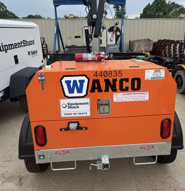 2024 Wanco WLTT-4MM4K Diesel, Deep Sea Controller, Shore Power Plug, Auto Start, (4) 350W LED Floodlights, 4kW Generator, 60 Gal Fuel Tank, 2" Ball, T3