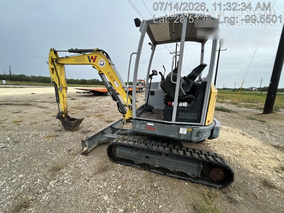 Wacker Neuson EZ36 Canopy unit with one Bucket