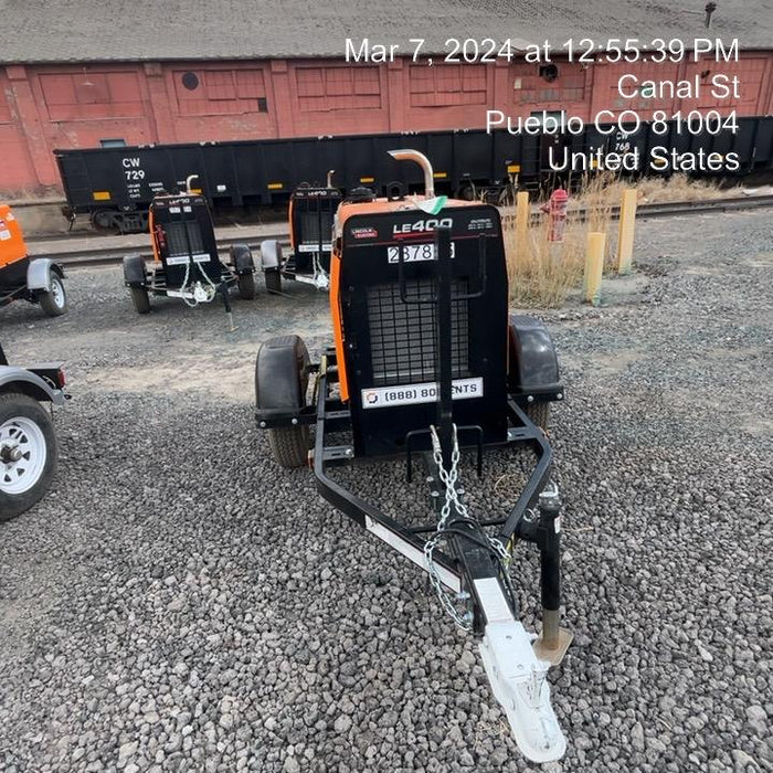 2023 Lincoln Electric LE400 Kubota V1505, Trlr, Cable Rack, Light Kit, ES Decals, T3