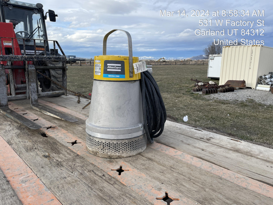 2022 ATLAS COPCO D80 H