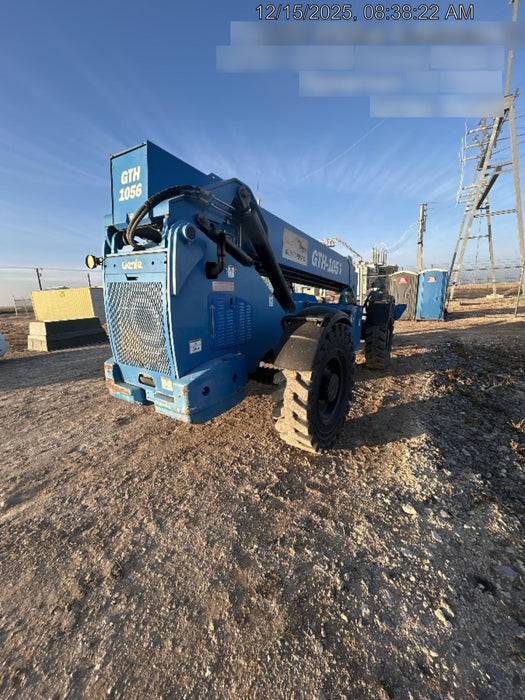 2018 Genie GTH-1056 Genie GTH-1056 w/CAB, Solid Tires, Work Lights, 60" carriage/forks, cab mesh, beacon