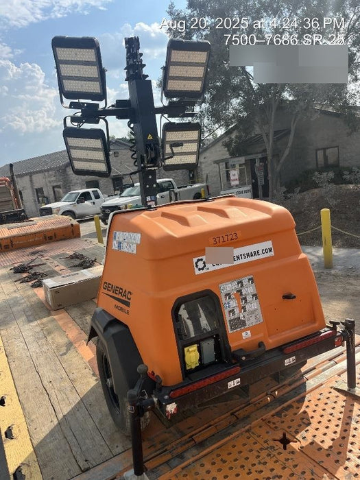 2023 Generac MLT2 Diesel, Flex Switch 120V Input, Powerzone Controller, 
(4) 320W LED Lights, 4kW Generator, 39.9 Gal Fuel Tank, 2" Ball, T3