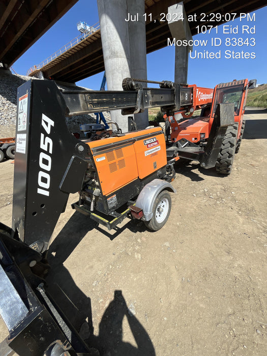 2022 Lincoln Electric LE400 Kubota V1505, Trlr, Cable Rack, Light Kit, ES Decals, T3