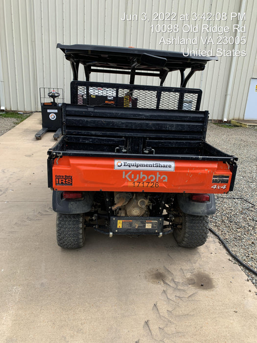 2021 Kubota RTV-X1140W-H Plastic Canopy, Windshield Acrylic Clear, LED Strobe Light, Wire Harness Kit, Back up Alarm