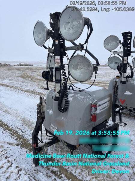 2018 Wacker Neuson LTV6L-MH Wacker Neuson LTV6L Mobile Light Tower w/Fuel Level Sensor Installed