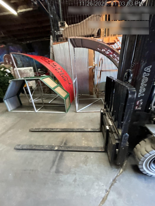 2022 TOYOTA 8FGU25 LP w/ Scale