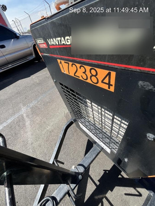 2021 Lincoln Electric Vantage 322 Vantage 322 Ready Pak 3 w/ Decals, ORANGE (includes trailer, cable rack, fender light kit) NO Telematics