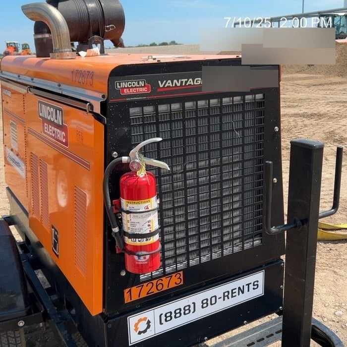 2021 Lincoln Electric Vantage 549X Ready Pak 3, ORANGE (includes trailer, cable rack, fender light kit)