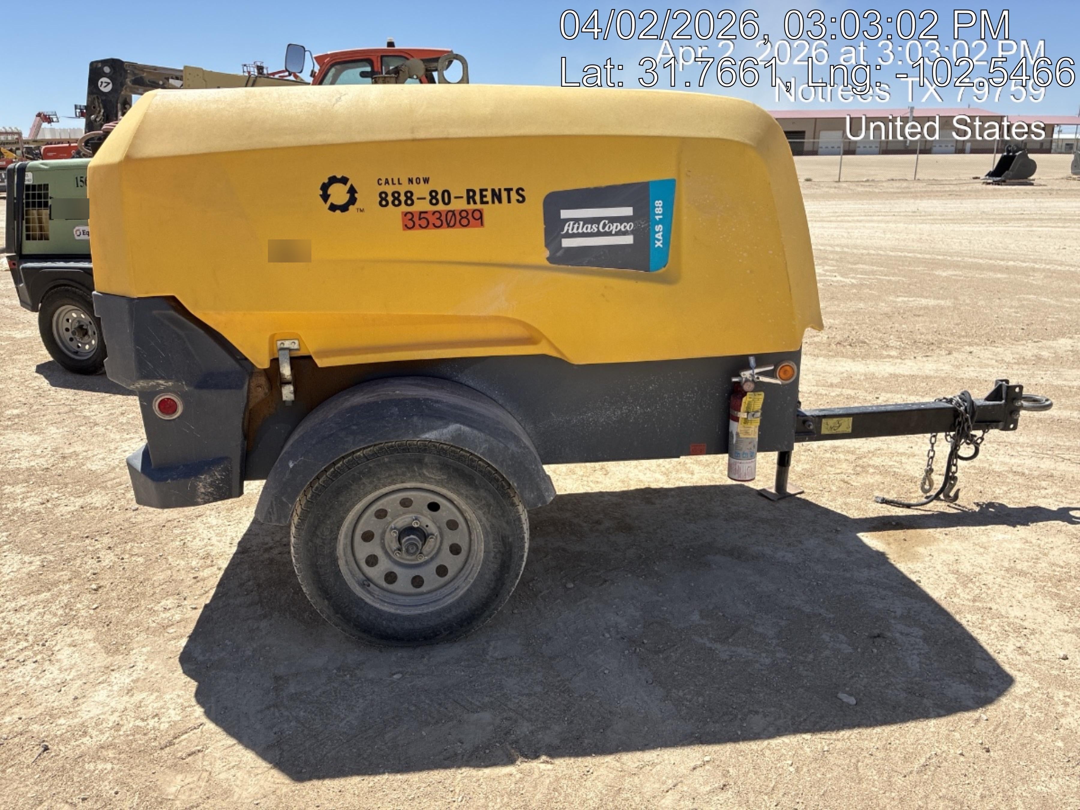 2023 ATLAS COPCO XAS188 CWK